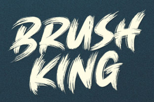 Brush King: Dynamic Brush Font for Creative Power