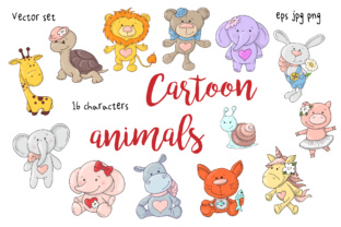 Cartoon Animals: Creative Design Resources