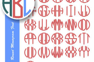 Circle Monogram Alphabet: A Modern Twist on Personal Branding