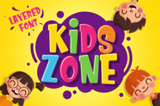 Kids Zone: Playful Typography for Creative Projects