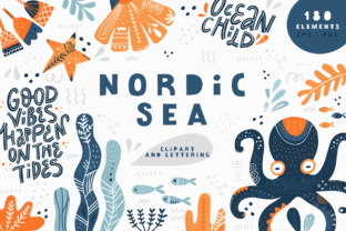 Nordic Sea: A Marine Clipart Collection for Creative Projects