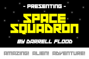 Space Squadron: A Bold, Angular Sci-Fi Font for High-Impact Designs